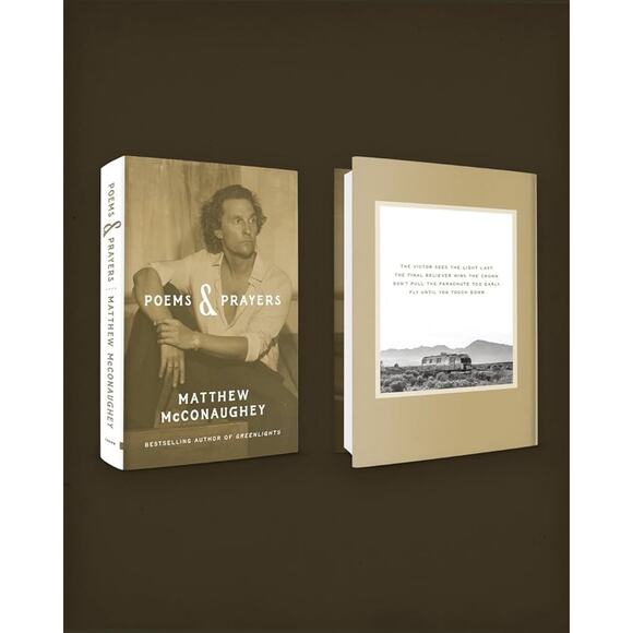 Poems & Prayers Matthew McConaughey Signed Hardcover 1st Edition BN Exclusive - Picture 9 of 11